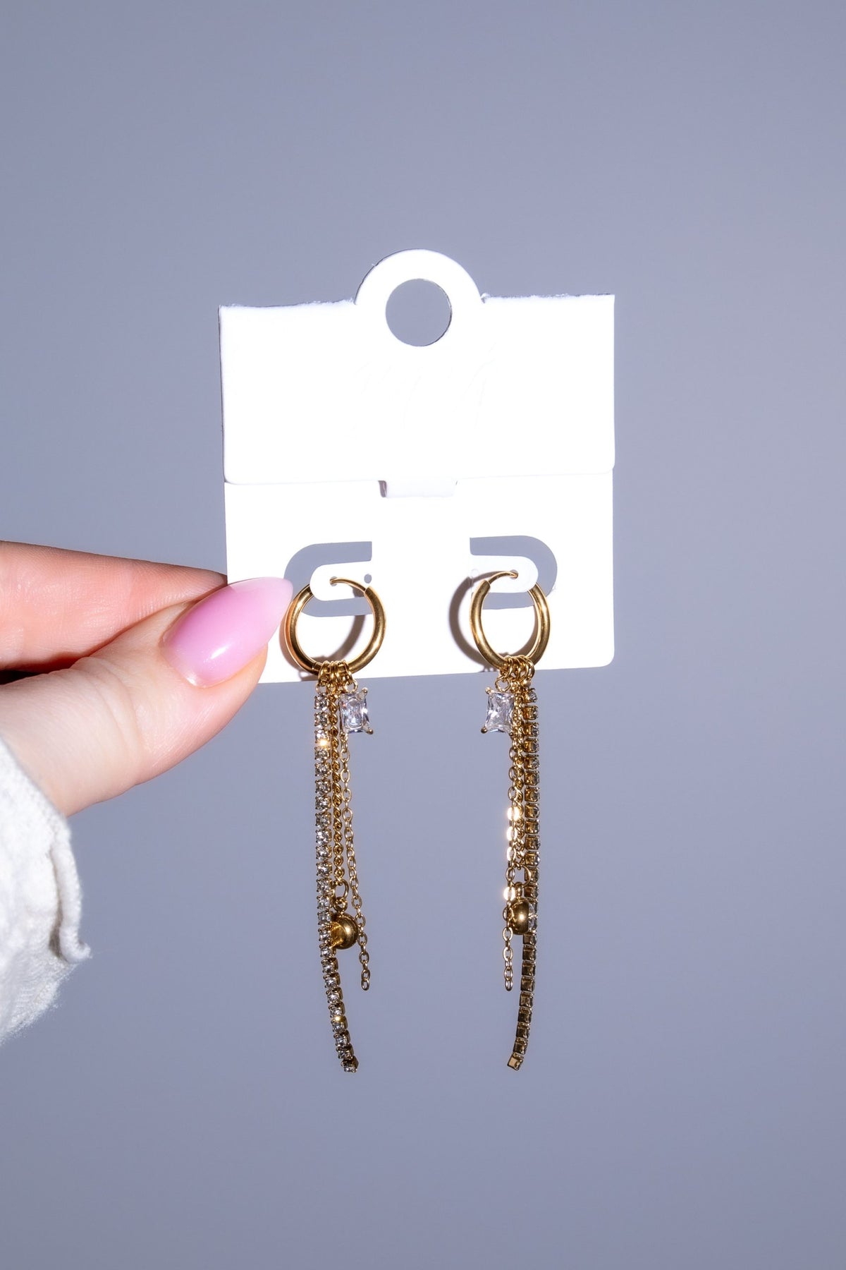 Cascade Chain Hoops Gull