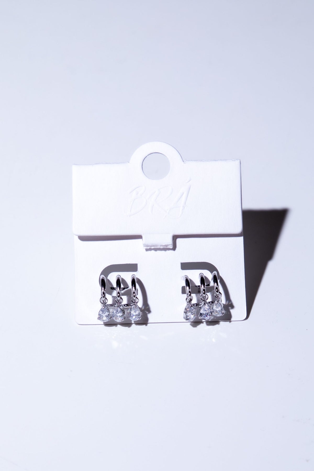 Trinity Triple Hoops Silfur