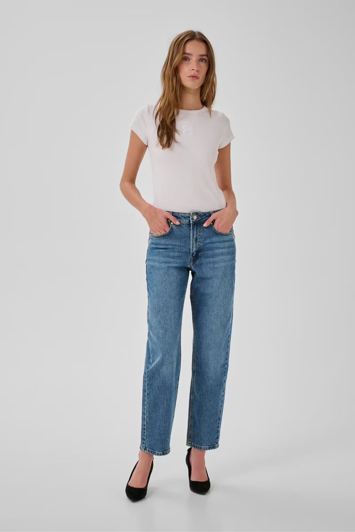 Mommy Jeans Blue Retro Wash