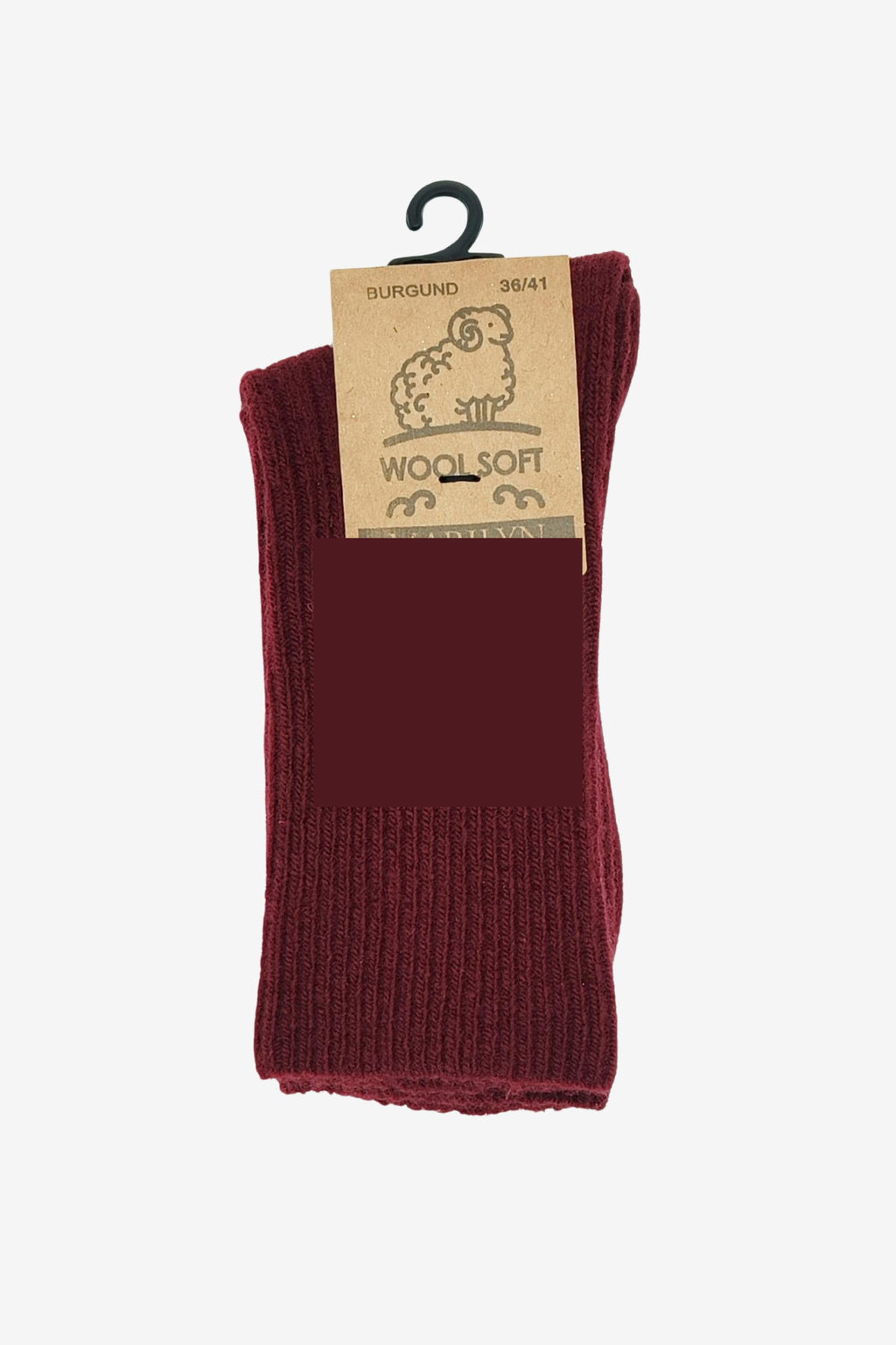 Ullarsokkar Burgundy 36-41