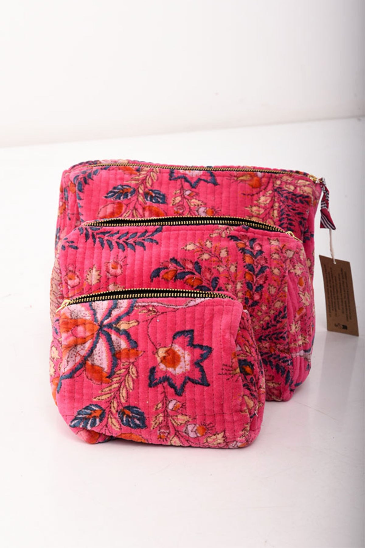 Fuchsia Snyrtitöskur 3 saman