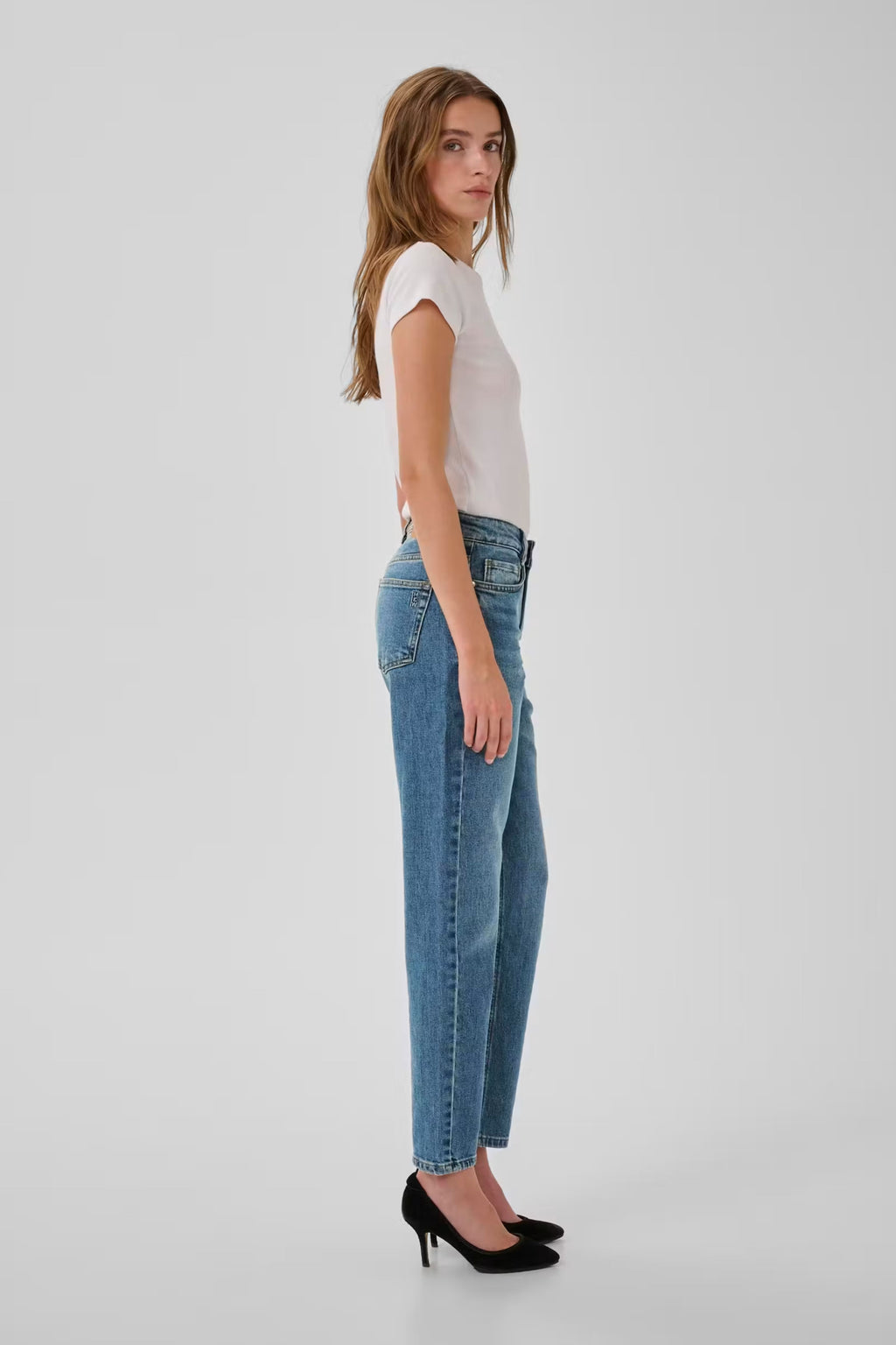 Mommy Jeans Blue Retro Wash