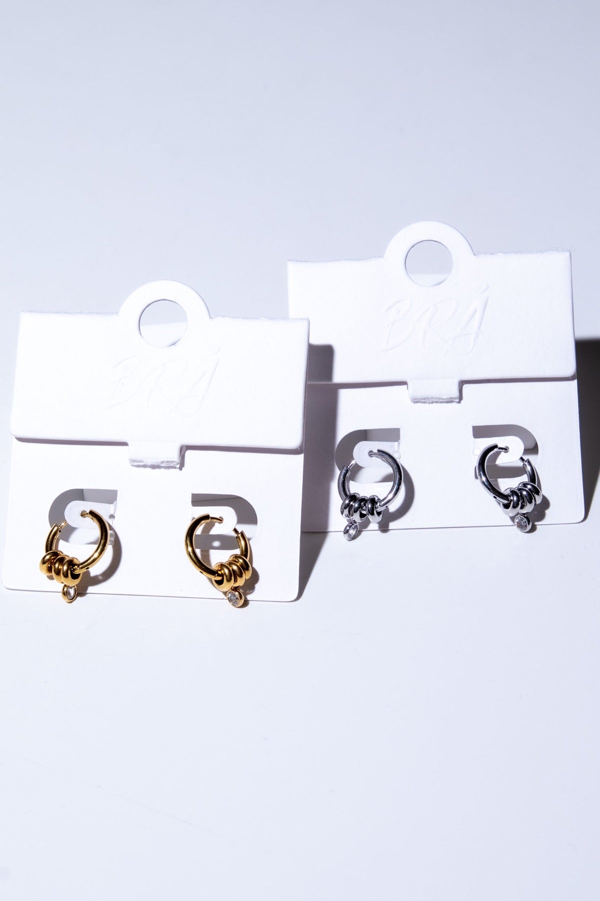 Orbit Stone Hoops Gull