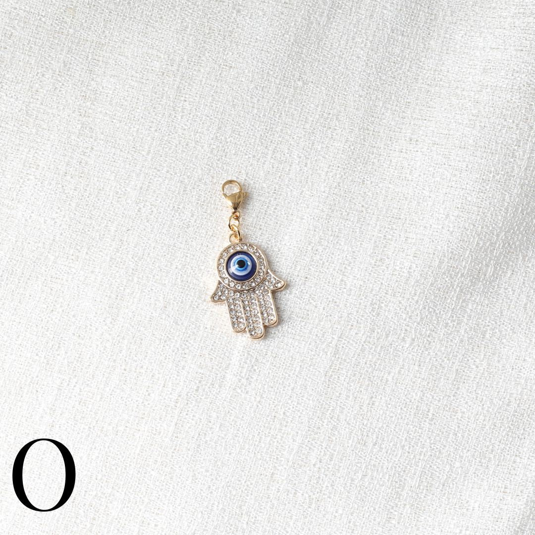 Charm O / CZ Hamsa