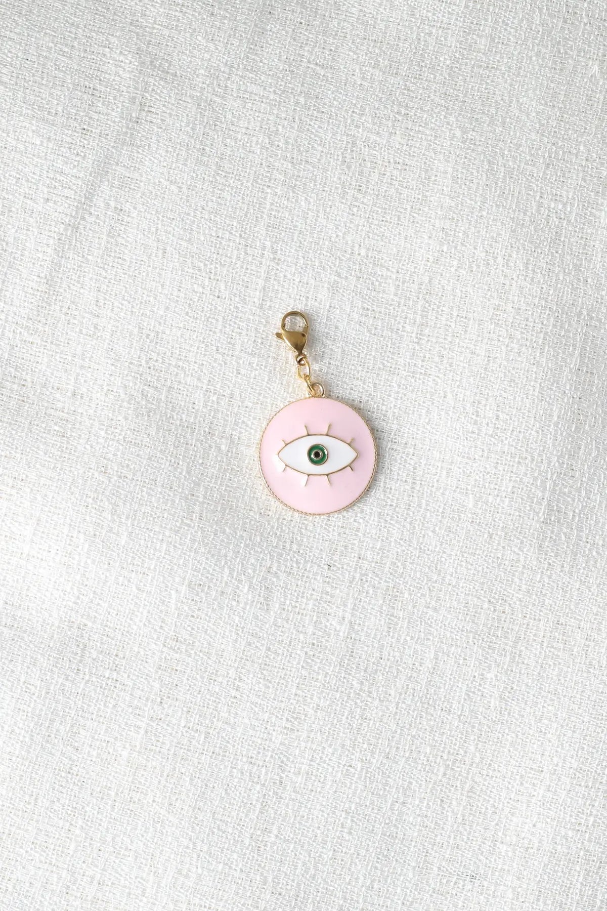 Charm P/ Enamel Eye Pink