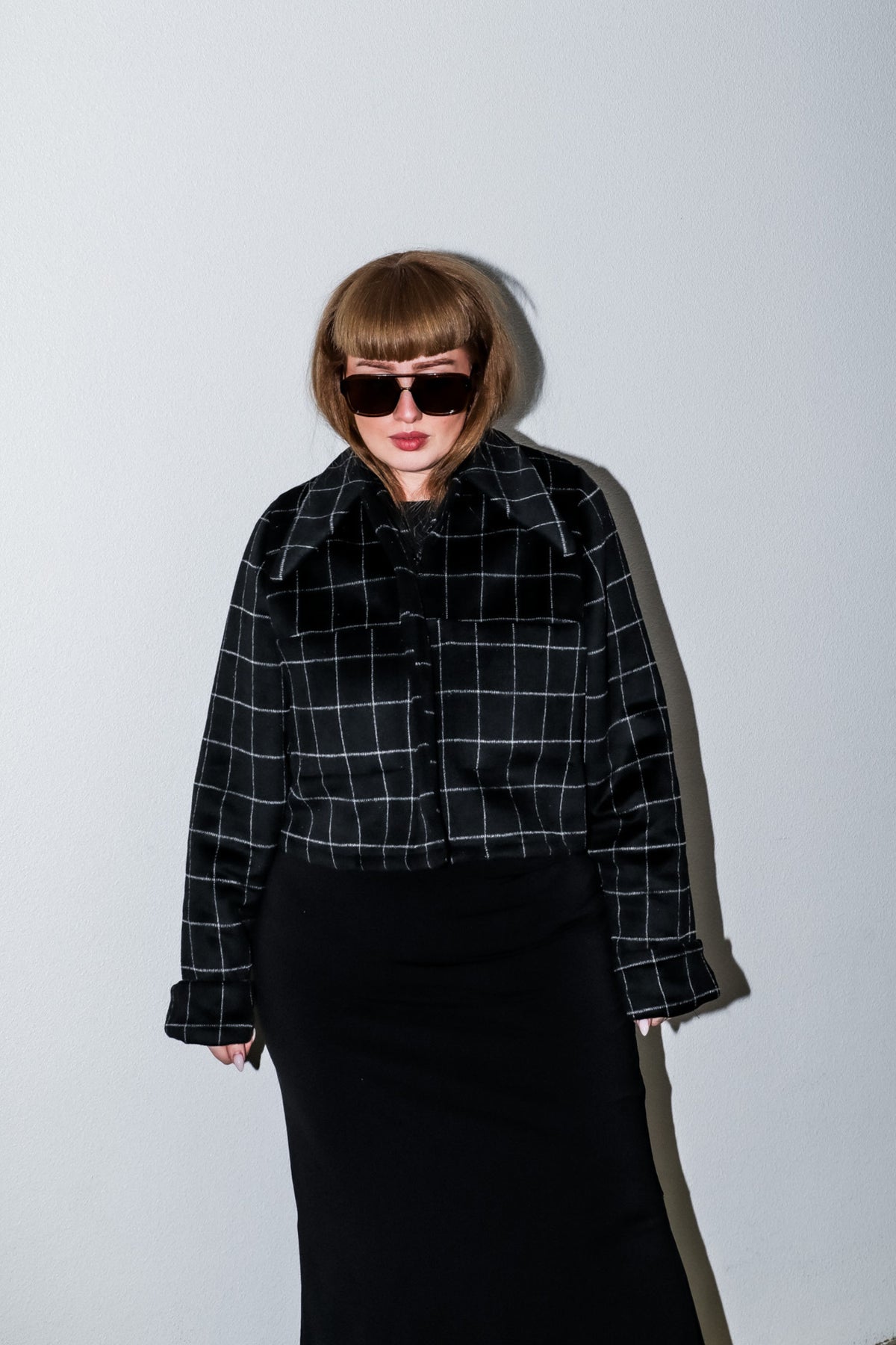 Blik Jakki Black Check