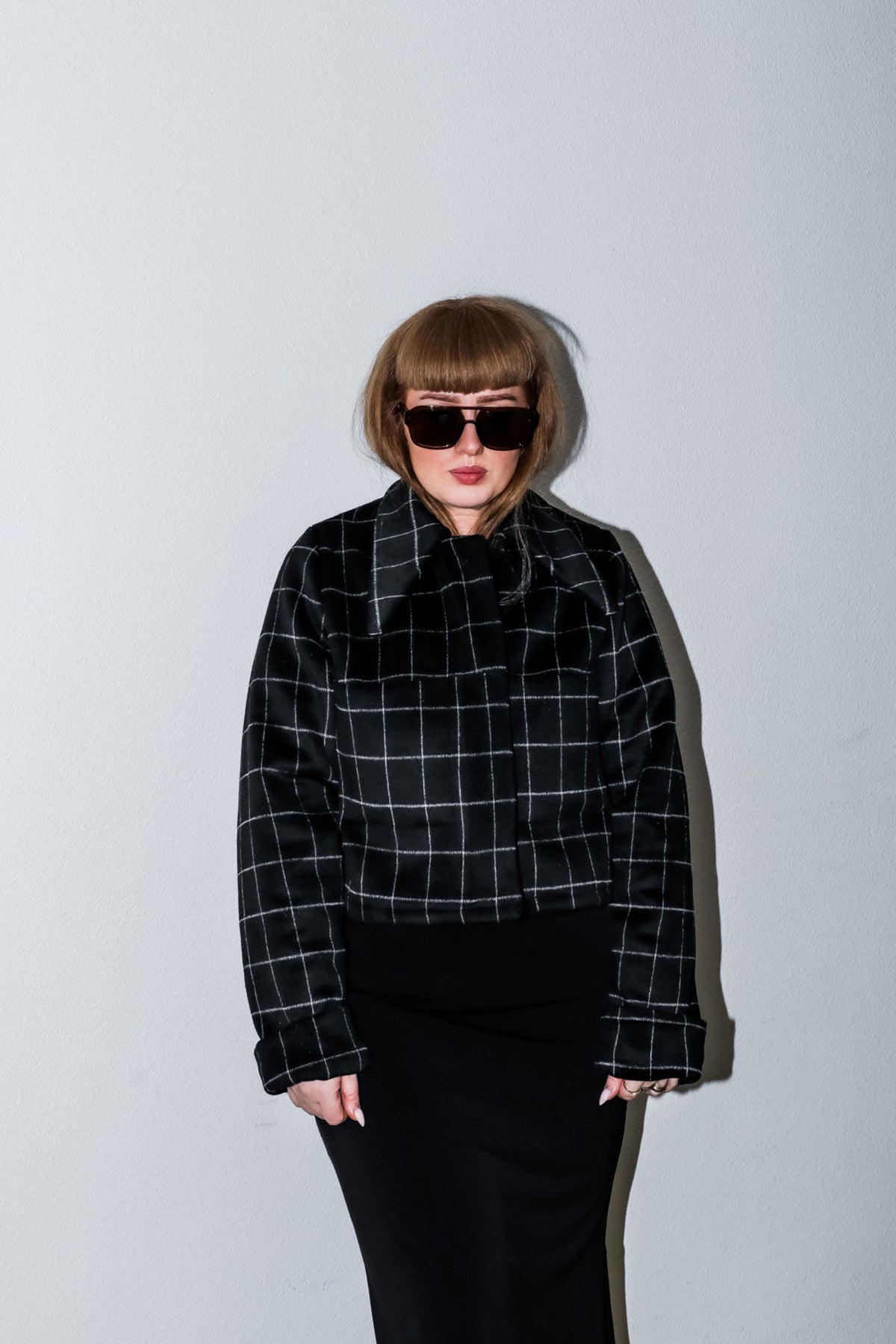 Blik Jakki Black Check