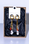 Chili Pearl Statement Hoops