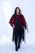 Kimono Red Floral 50cm Kögur