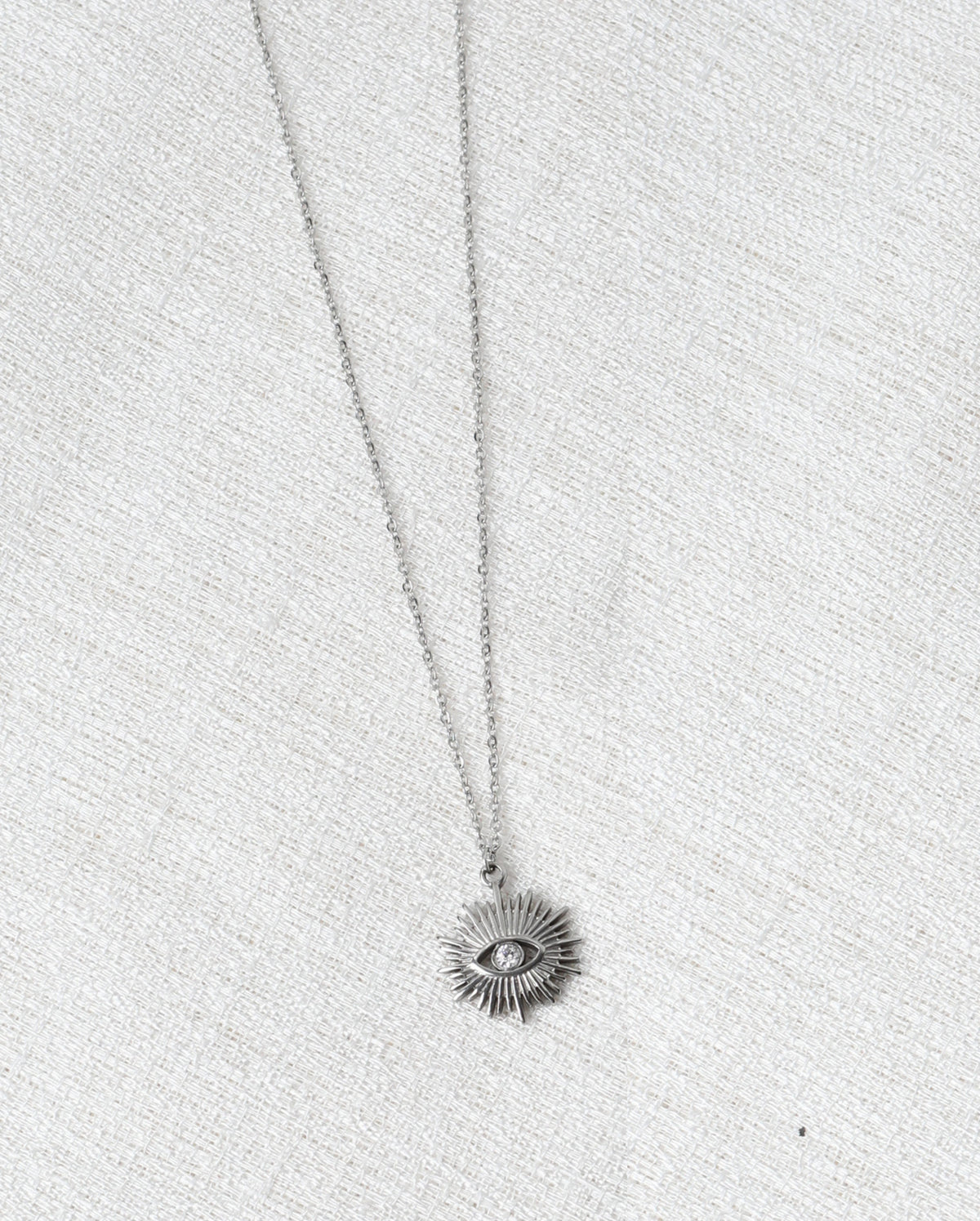 Starry Eye Pendant Silfur